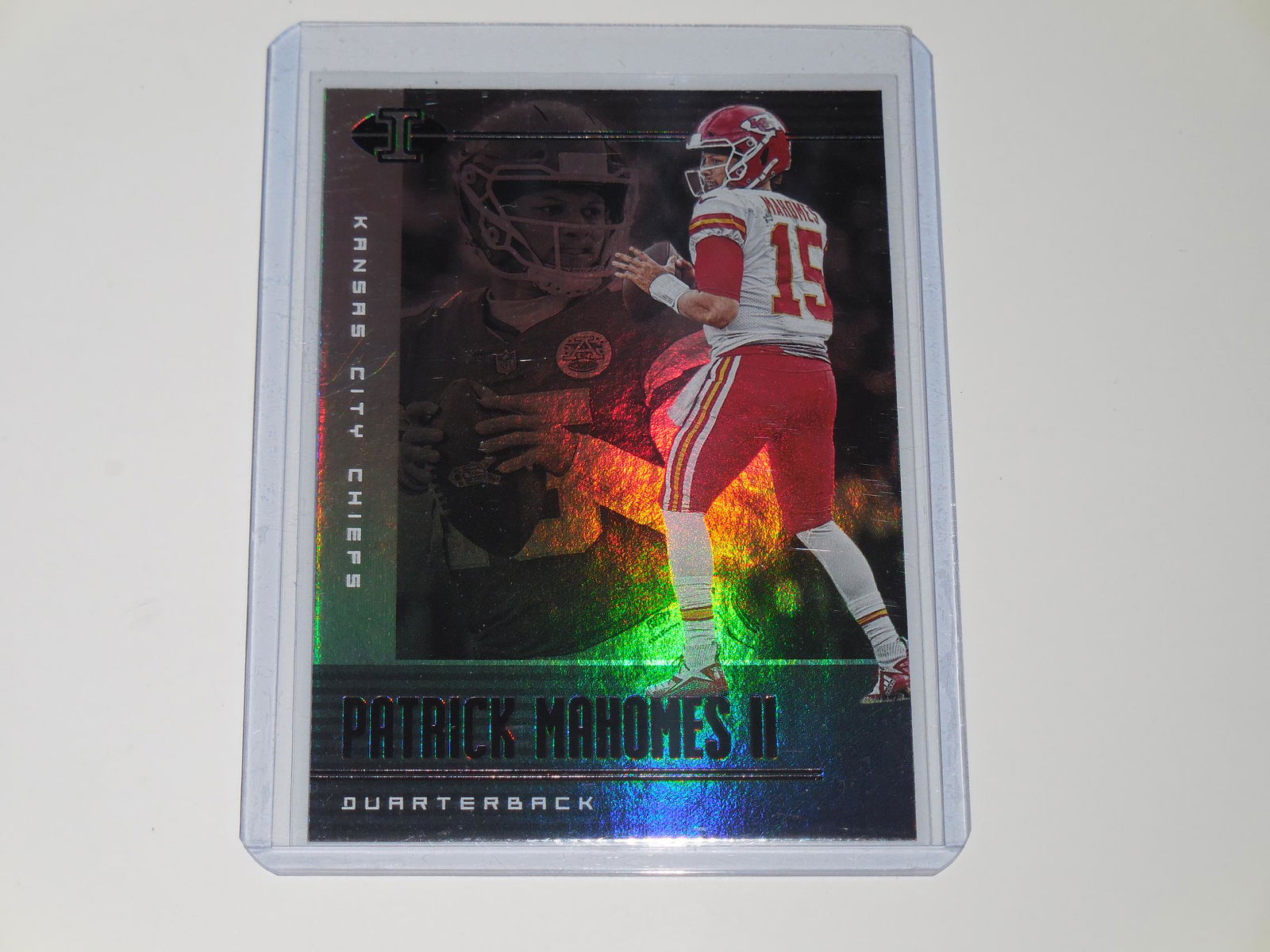 2019 PANINI ILLUSIONS PATRICK MAHOMES HOLOFOIL (1 of 2)
