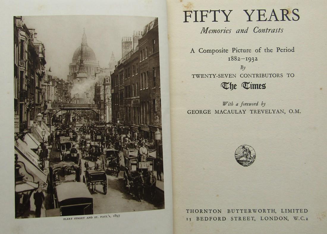 Fifty Years Memories and Contrasts (1 of 4)