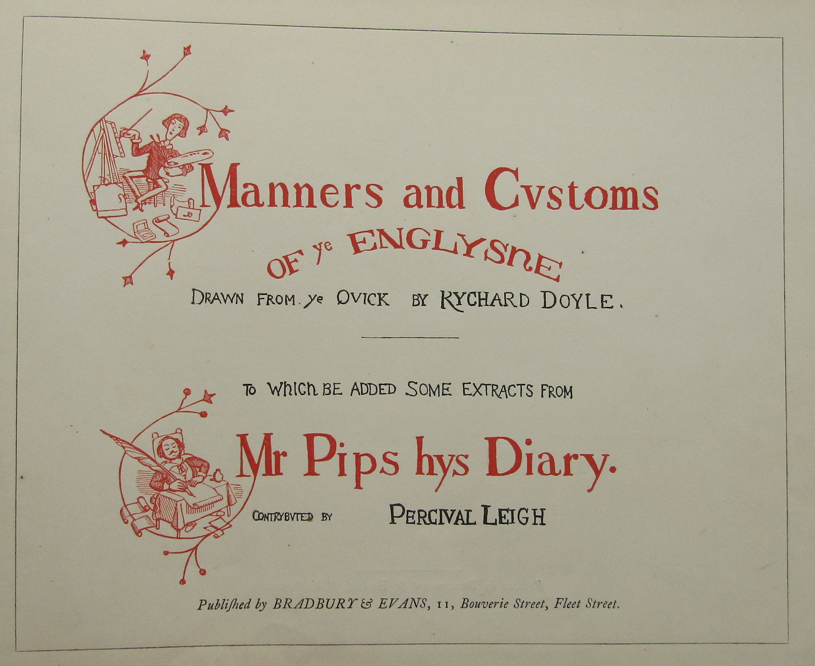 Manners and Customs of ye Englyshe (1 of 4)