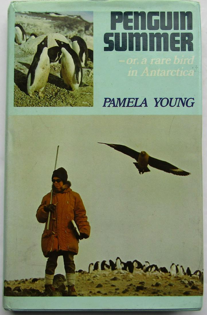 PENGUIN SUMMER - or, a rare bird in Antarctica: First edition with pictorial dust-jacket. This book is a record of the author's life as one of the few women to visit the Antarctic Publishers green cloth covers with gilt title to spine. Map endpaper