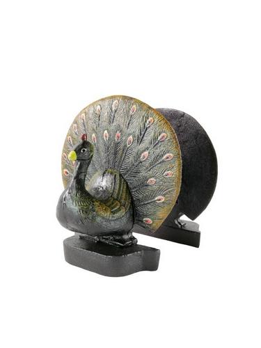 Peacock bookends - Cast iron decorative bookends (1 of 8)