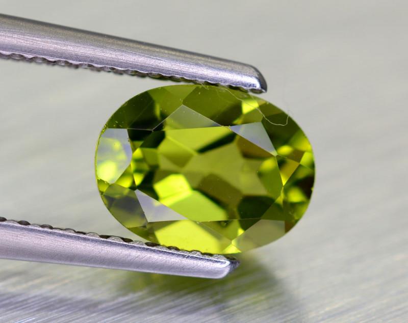 1.55 Cts Brilliant Natural Peridot-901960: Title: 1.55 Cts Brilliant Natural Peridot-901960 Carat Weights: 1.55 Carat Size/Dimensions: 7.5 x 6 x 4mm Origin: Burma Treatment: Natural Reserve: $25.00 Shipping: Domestic: Flat-rate of $10.00 to a