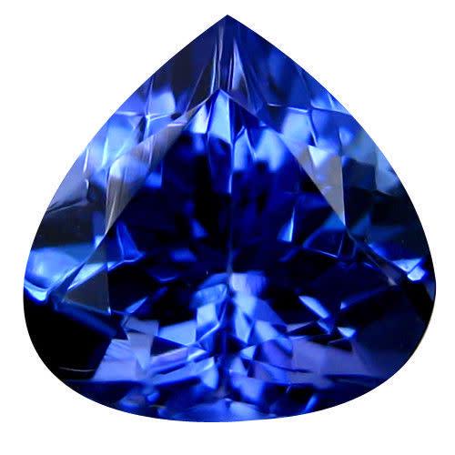 Natural Tanzanite AAA 0.92ct Pear IF: Title: Natural Tanzanite AAA 0.92ct Pear IF Additional Information: 1 x Tanzanite - Beautiful AAA BLUISH VIOLET - Shape: Pear Cut - Weight: 0.92ct - Colour: AAA Bluish Violet - Clarity: IF - Size: 7 x