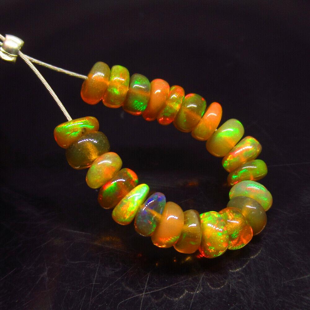 Natural Ethiopian Fire Opal Beads Untreated (1 of 2)
