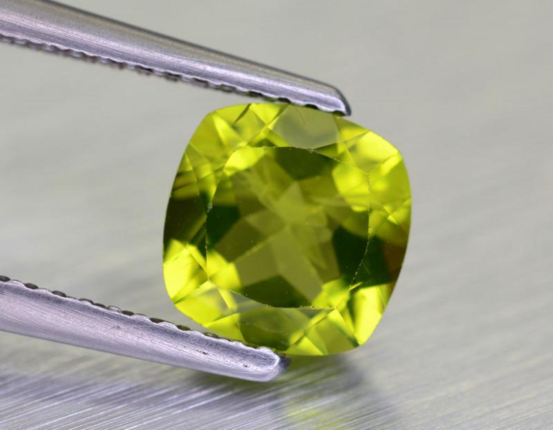 1.75 Cts Brilliant Natural Peridot-901962: Title: 1.75 Cts Brilliant Natural Peridot-901962 Carat Weights: 1.75 Carat Size/Dimensions: 7x7x4 mm Origin: Burma Treatment: Natural Reserve: $40.00 Shipping: Domestic: Flat-rate of $10.00 to anywhe