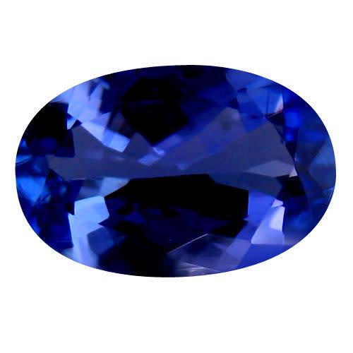Natural Tanzanite AAA 0.9ct Oval IF: Title: Natural Tanzanite AAA 0.9ct Oval IF Additional Information: 1 x Tanzanite - AAA - IF - Shape: Oval Cut - Weight: 0.9ct - Colour: AAA INTENSE BLUISH VIOLET - Clarity: IF - Size: 8 x 6mm - Treatm