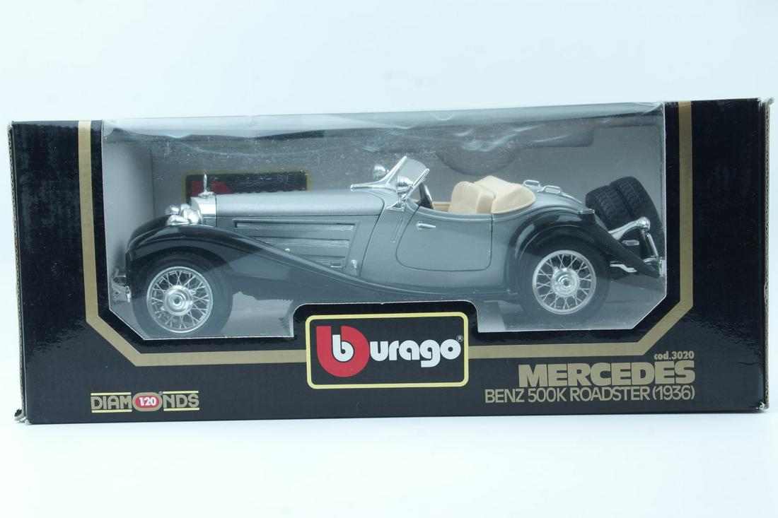 Bburago 1/20 Mercedes Benz 500K Roadster (1936) Cod. 7020