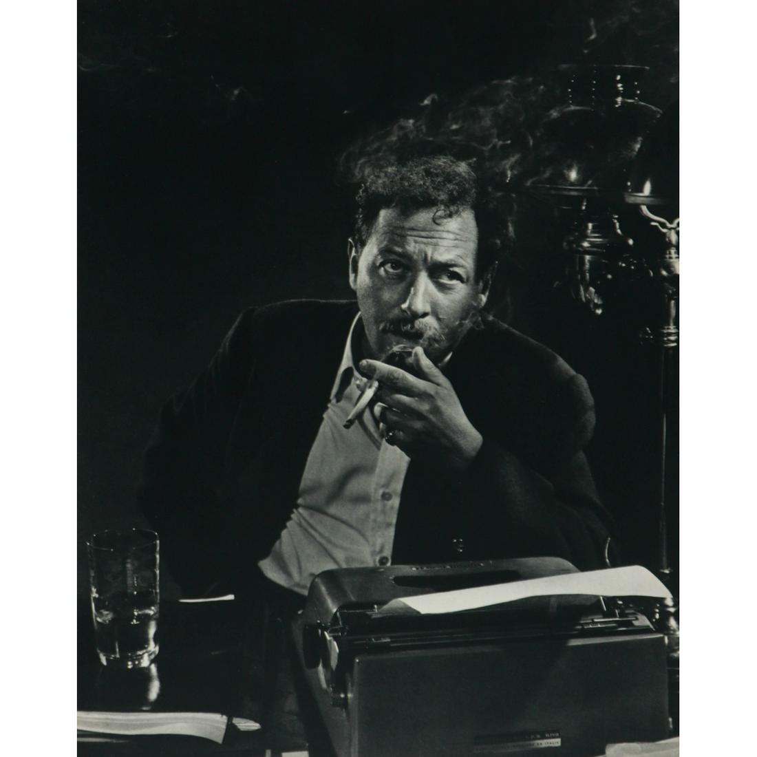 YOUSUF KARSH - Tennesse Williams: Artist: YOUSUF KARSH Print Title: Tennesse Williams Thomas Lanier "Tennessee" Williams III (1911-1983) was an American playwright. Along with Eugene O'Neill and Arthur Miller, he is considered among t
