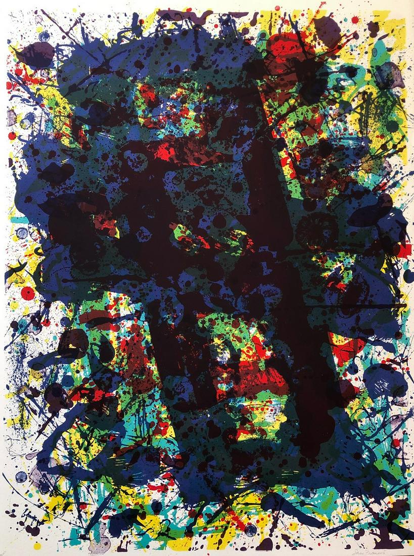 Sam Francis - Lithograph from the Papierski Portfolio (1 of 4)