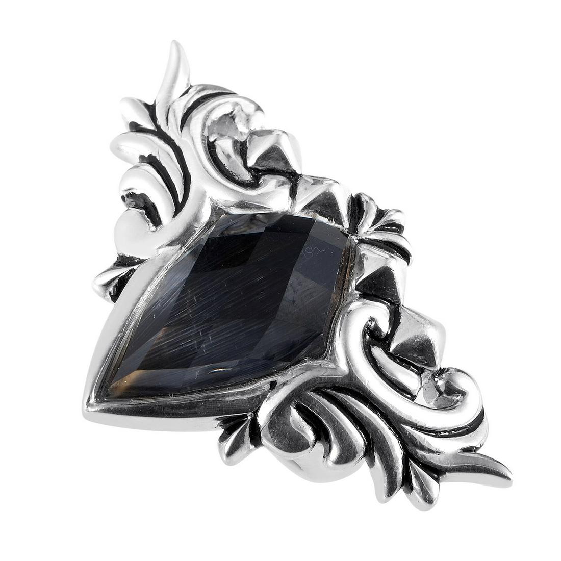 Stephen Webster Baroque Superstud Womens Sterling: Title: Stephen Webster Baroque Superstud Womens Sterling Silver Cat's Eye & Quartz Ring Brand: Stephen Webster Metal Purity: 925 Gemstones: Cat's Eye and Quartz Size/Dimensions: 7 Additional Informati