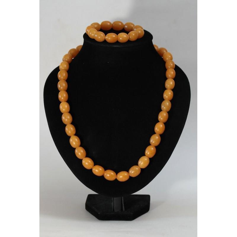 91g Vintage +C1:C83Baltic amber butterscotch necklace (1 of 20)