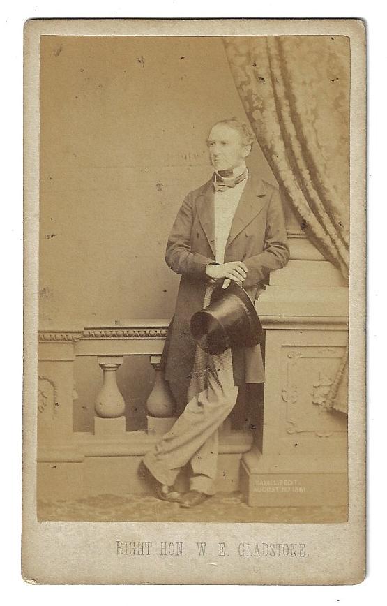 19th C Carte De Visite of William Gladstone (1 of 2)