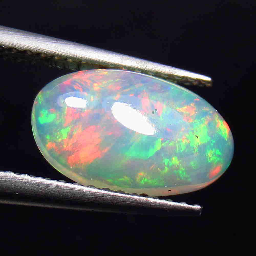 2.10 Ct Natural Ethiopian Multicolor Opal Oval Cab (1 of 3)