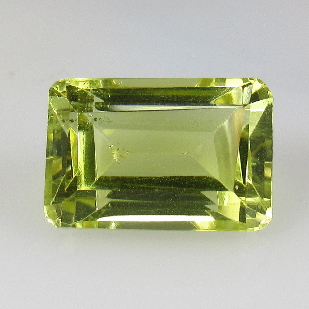 6.33 Ct Natural Lemon Quartz Octagon Cut: No Reserve! Title: 6.33 Ct Natural Lemon Quartz Octagon Cut Stone Clarity: VVS Gemstone: Natural Lemon Quartz Carat Weight: 6.33 Size/Dimensions: 12.70 x 8.60 x 7.40 mm Additional Information: Top Cla