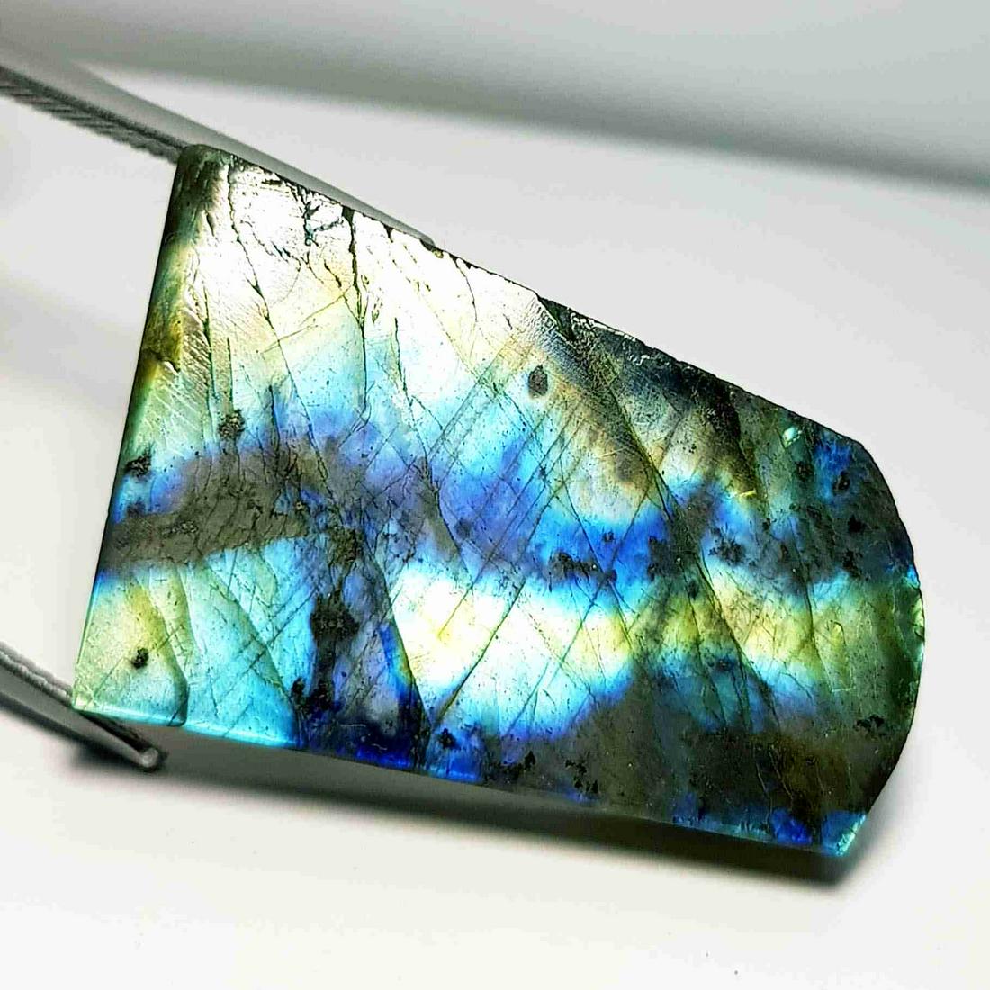 34.10 Ct Natural Labradorite Slice (1 of 5)