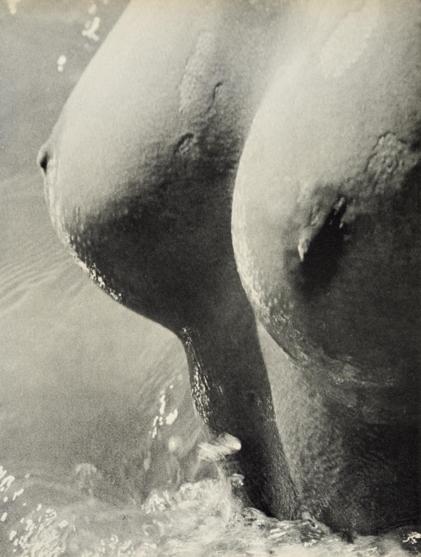 LUCIEN CLERGUE - Nude: Artist: Lucien Clergue Title: Nude Medium: Photo Litho, 1967, France Dimensions: 7.85x10.4" Description: Heat Wax Mounted on 11x14" Conservation Board Artist Bio: Lucien Clergue (1934 – 2014) was a 