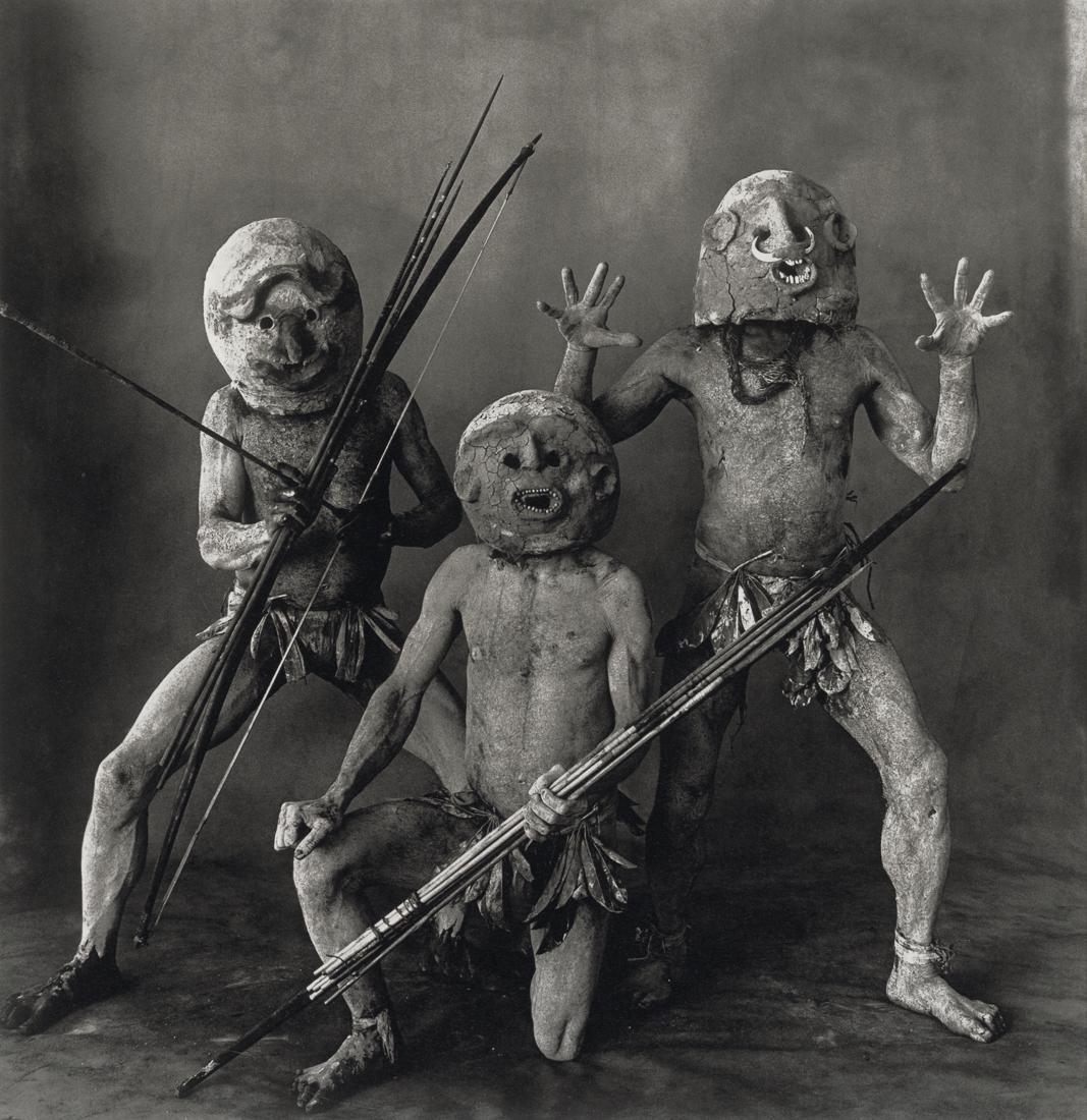IRVING PENN - Three Asaro Mudmen, New Guinea, 1970 (1 of 1)