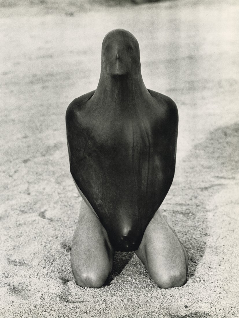 HERB RITTS - Tony with Body Mask, Joshua Tree, 1985: Artist: Herb Ritts Title: Tony with Body Mask, Joshua Tree, 1985 Medium: Sheet Fed Gravure, 1988, Japan Dimensions: 10.5x13.95" Description: Heat Wax Mounted on 14x18" Conservation board Artist Bio: H