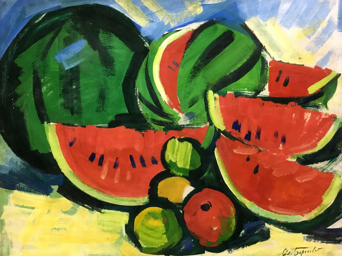 Oil painting Watermelons Beregovoi Alexander Ivanovich (1 of 13)