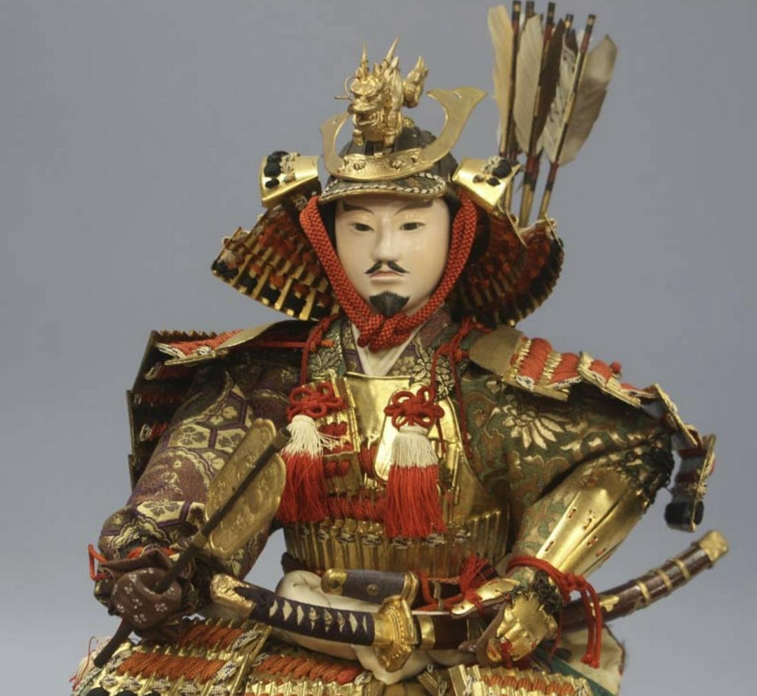 Taro Yawata Yoshiie Samurai warrior doll Silkwood (1 of 15)