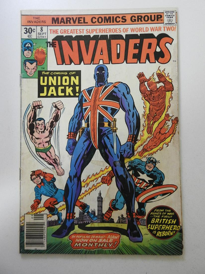 Invaders #8: No Reserve! Invaders #8 - GD- Shipping: Domestic: Flat-rate of $9.99 (1-8 items) or $19.99 (9+ items )to anywhere within the contiguous U.S. International: Foreign shipping rates are determined by des