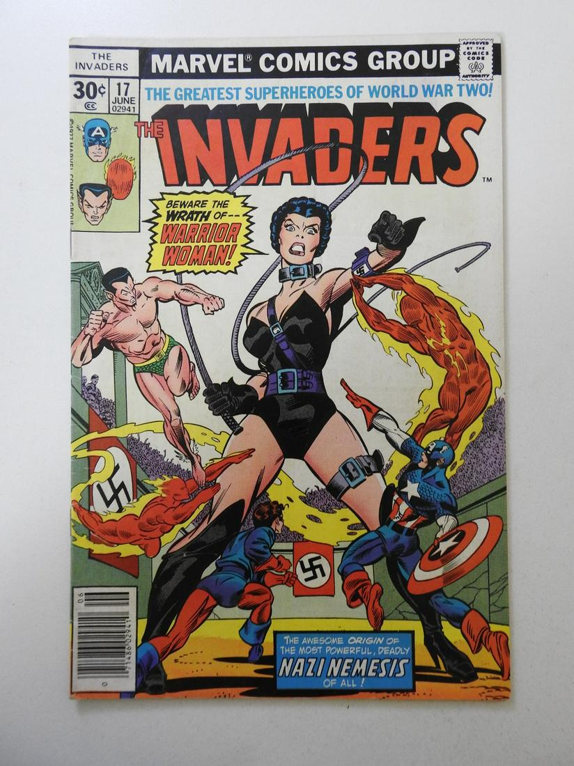 Invaders #17: No Reserve! Invaders #17 - VG/FN Shipping: Domestic: Flat-rate of $9.99 (1-8 items) or $19.99 (9+ items )to anywhere within the contiguous U.S. International: Foreign shipping rates are determined by