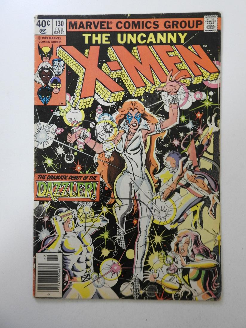 Uncanny X-Men #130 1st Appearance of the Dazzler: No Reserve! Uncanny X-Men #130 1st Appearance of the Dazzler - VG- Shipping: Domestic: Flat-rate of $9.99 (1-8 items) or $19.99 (9+ items )to anywhere within the contiguous U.S. International: Foreign