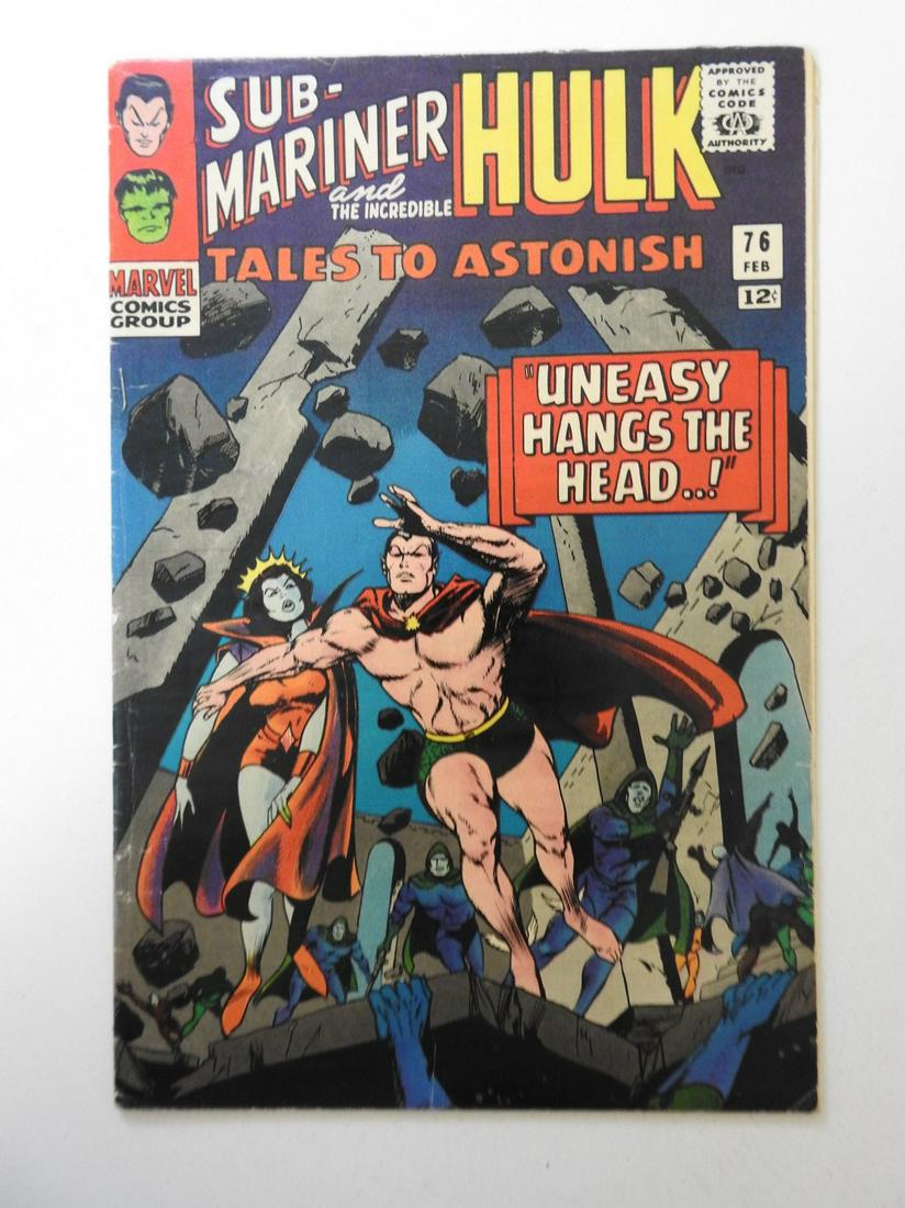Tales to Astonish #76: No Reserve! Tales to Astonish #76 - GD+ Tape on interior spine, Extra staple added, staple holes Shipping: Domestic: Flat-rate of $9.99 (1-8 items) or $19.99 (9+ items )to anywhere within the contiguo