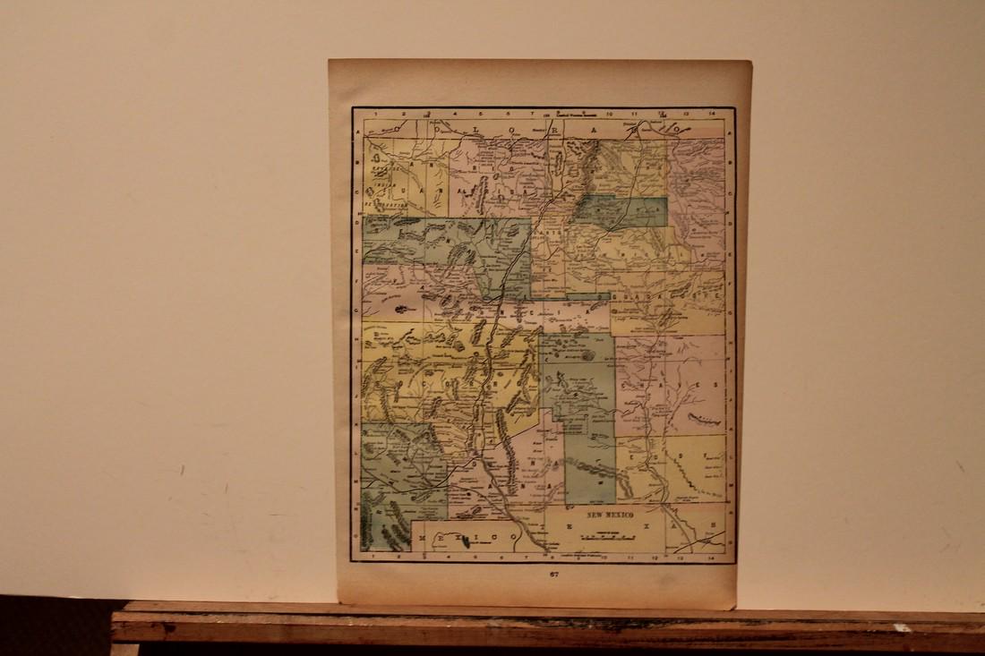 1889 New Mexico Map (1 of 3)