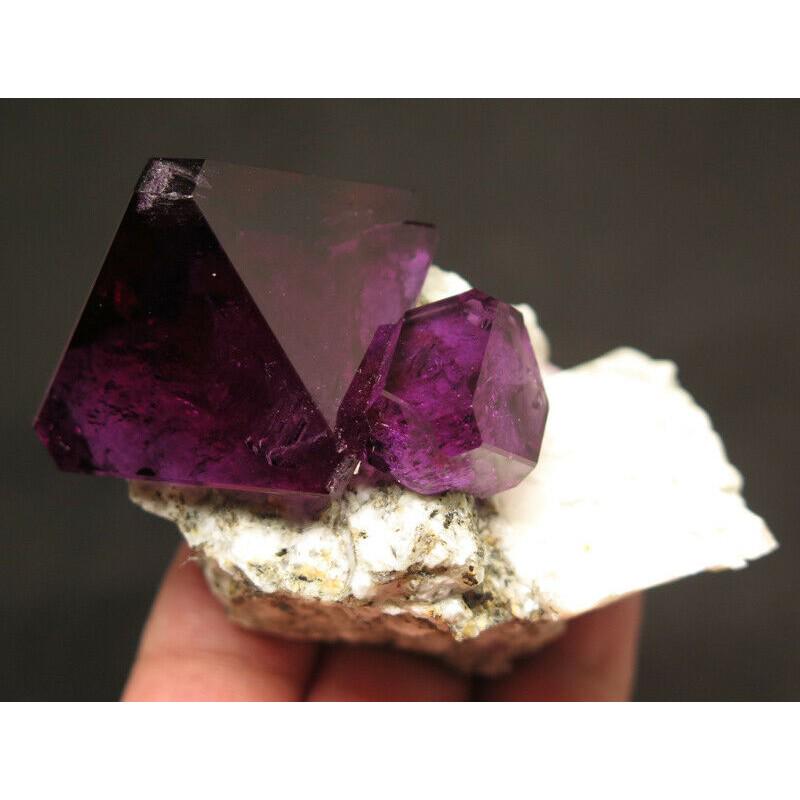 Blue alum specimen cluster gemstone mineral crystal (1 of 4)