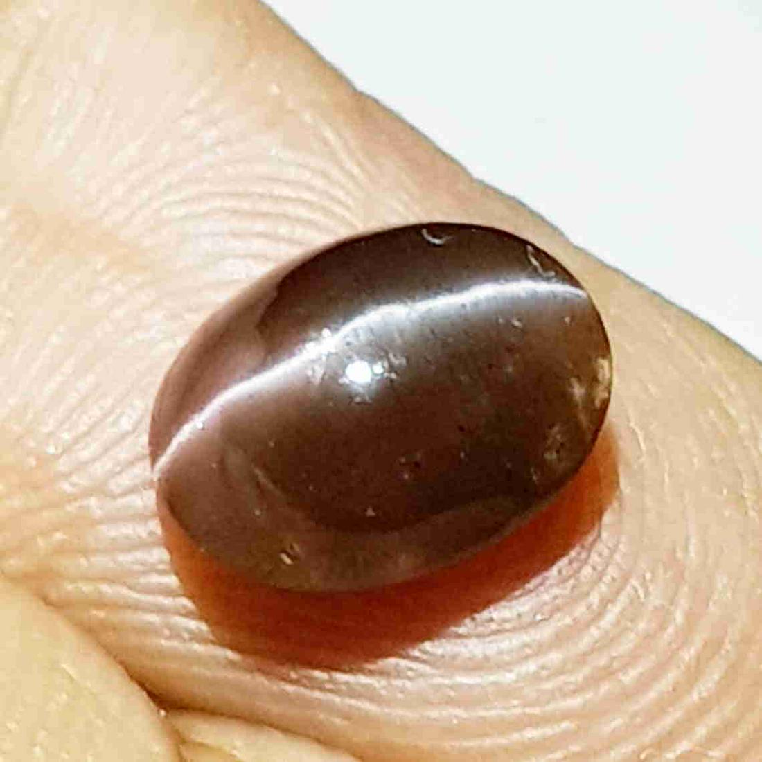 2.27 ct Natural Scapolite Cat's Eye: No Reserve! Title: 2.27 ct Natural Scapolite Cat's Eye Color/Clarity: Opaque Gemstones: Loosegemstone Carat Weights: 2.27 Size/Dimensions: 9.00 x 7.00 x 4.80 Additional Information: Oval - Africa Ship