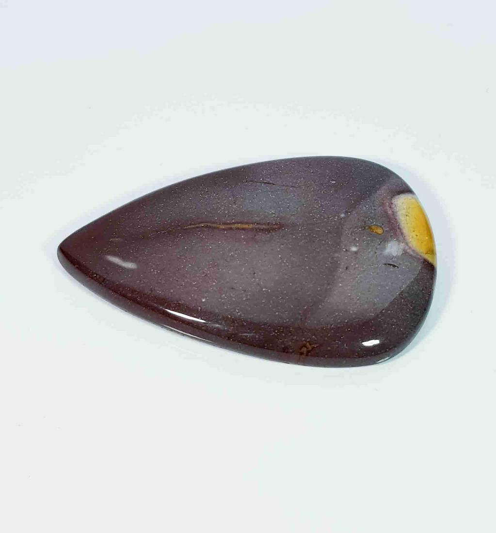 68.45 Ct Natural American Jasper: No Reserve! Title: 68.45 Ct Natural American Jasper Color/Clarity: Opaque Gemstones: LooseGemstone Carat Weights: 68.45 Size/Dimensions: 47.80 x 30.35 x 6.00 Additional Information: Pear - Africa Ship