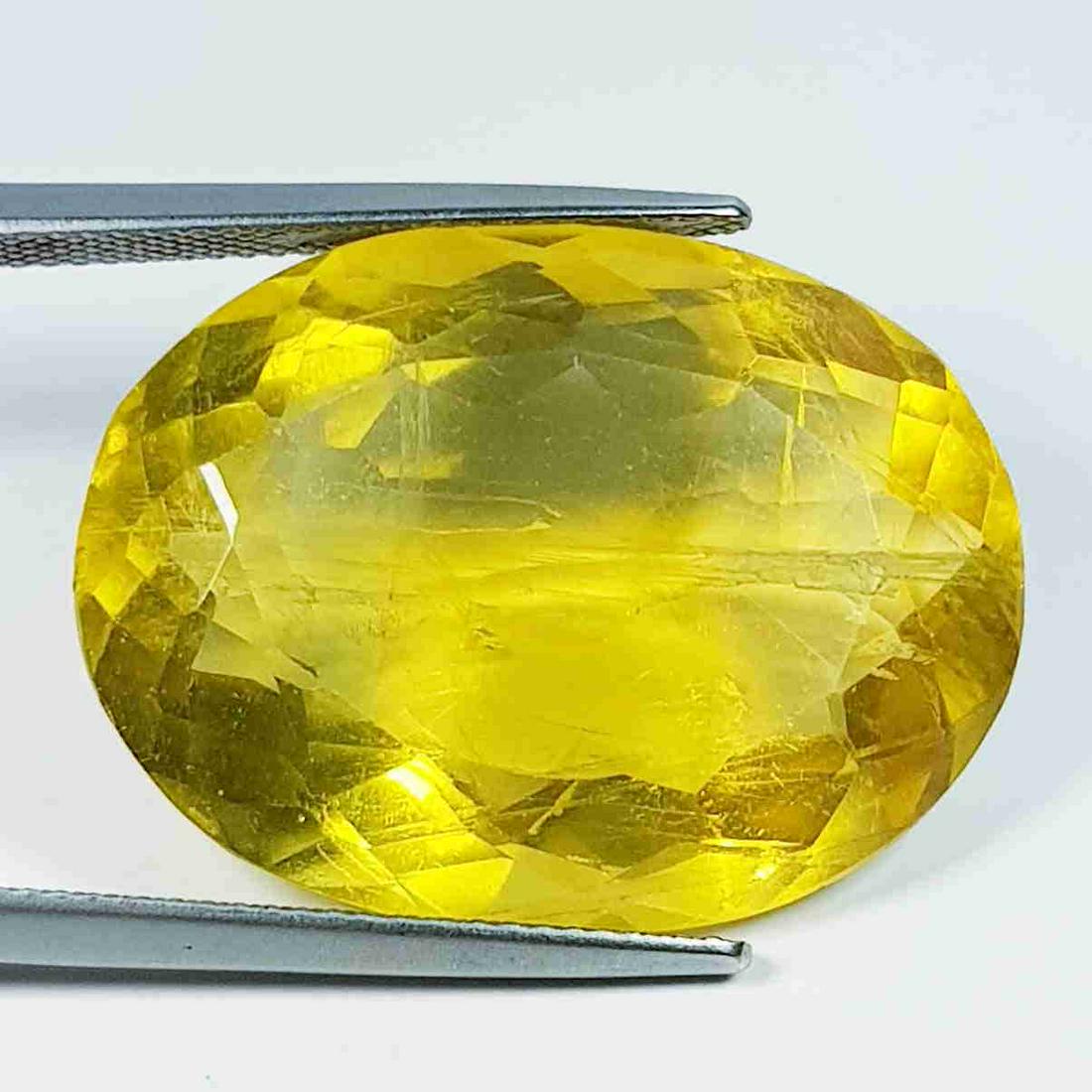 46.00 Ct Natural Fluorite Oval Cut (1 of 5)