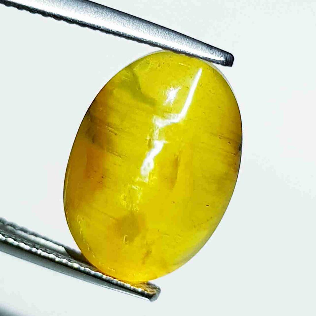 8.56 ct Natural Opal Cat's Eye: No Reserve! Title: 8.56 ct Natural Opal Cat's Eye Color/Clarity: Semi Transparent Gemstones: Loosegemstone Carat Weights: 8.56 Size/Dimensions: 16.00 x 11.00 x 8.00 Additional Information: Oval - Afri