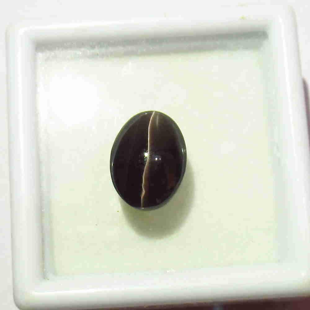 3.26 Ctw Natural Sillimanite Catseye Oval Cab (1 of 2)