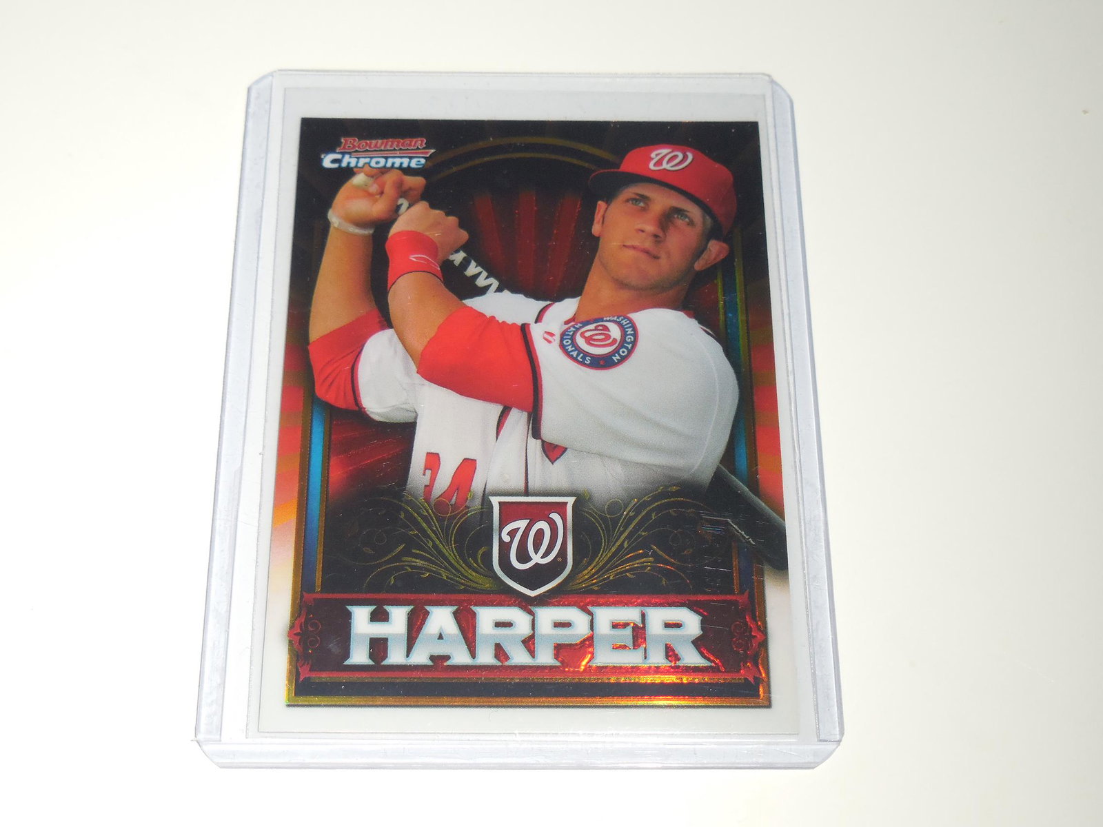2011 BOWMAN CHROME BRYCE HARPER ROOKIE CARD (1 of 2)