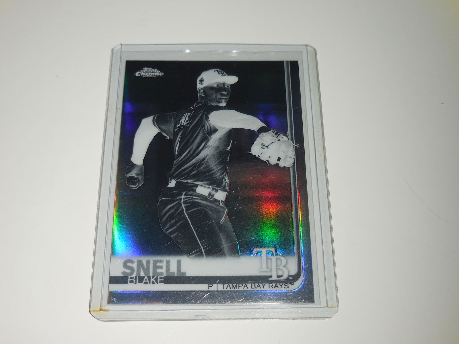 2019 TOPPS CHROME BLAKE SNELL NEGATIVE REFRACTOR (1 of 2)