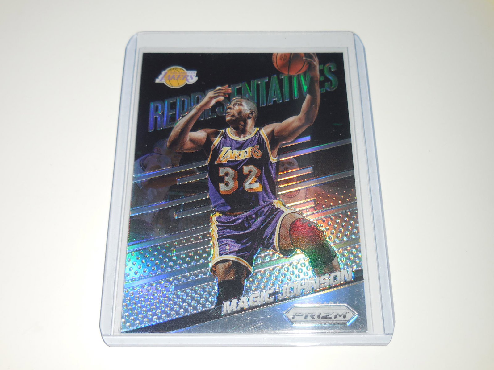 14-15 PANINI PRIZM MAGIC JOHNSON REPRESENTATIVES SILVER (1 of 2)