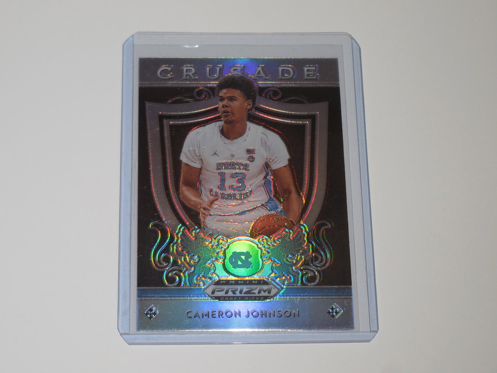 2019 PRIZM DRAFT CAMERON JOHNSON CRUSADE SILVER RC (1 of 2)