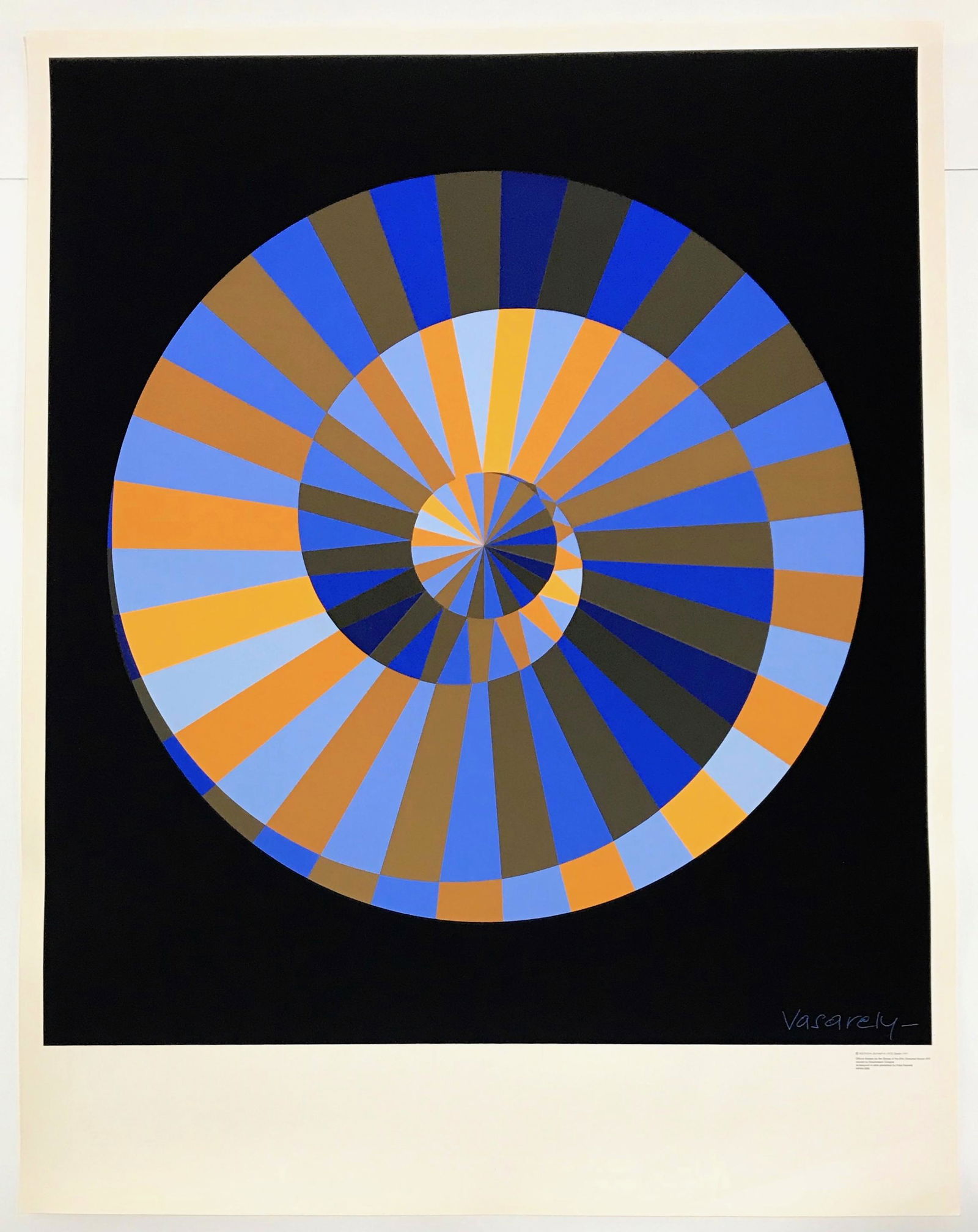 Victor Vasarely 1972 Munich Olympics serigraph poster (1 of 1)