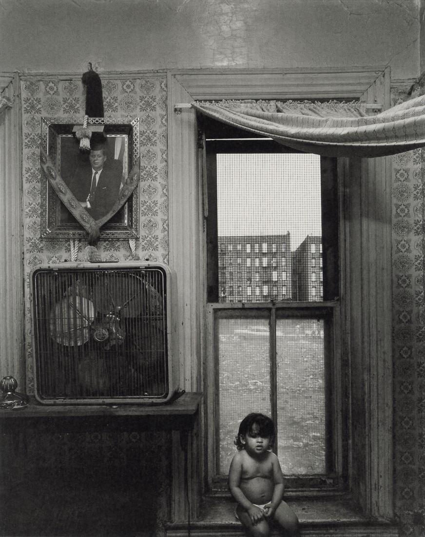 BRUCE DAVIDSON - East 100th Street, Harlem, New York: Artist: Bruce Davidson Title: East 100th Street, Harlem, New York, 1966-68 Medium: Photo Litho, 2016, Spain Dimensions: 7.8x9.85" Description: Heat Wax Mounted on 11x14" Conservation Board Artist Bio: