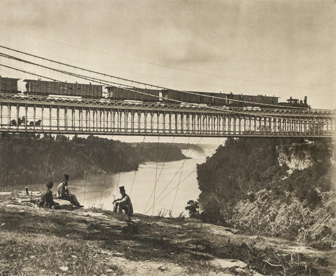 WILLIAM ENGLAND - Niagara Suspension Bridge, 1859 (1 of 1)