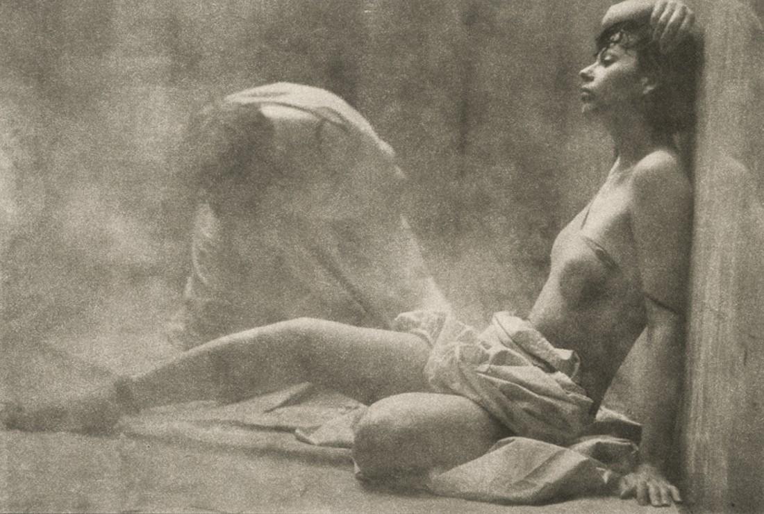 DEBORAH TURBEVILLE - Untitled: Artist: Deborah Turbeville Title: Untitled Medium: Photogravure, 1985, France Dimensions: 9.3x6.25" Description: Heat Wax Mounted on 8.5x11" Conservation Board Artist Bio: Deborah Lou Turbeville (1932