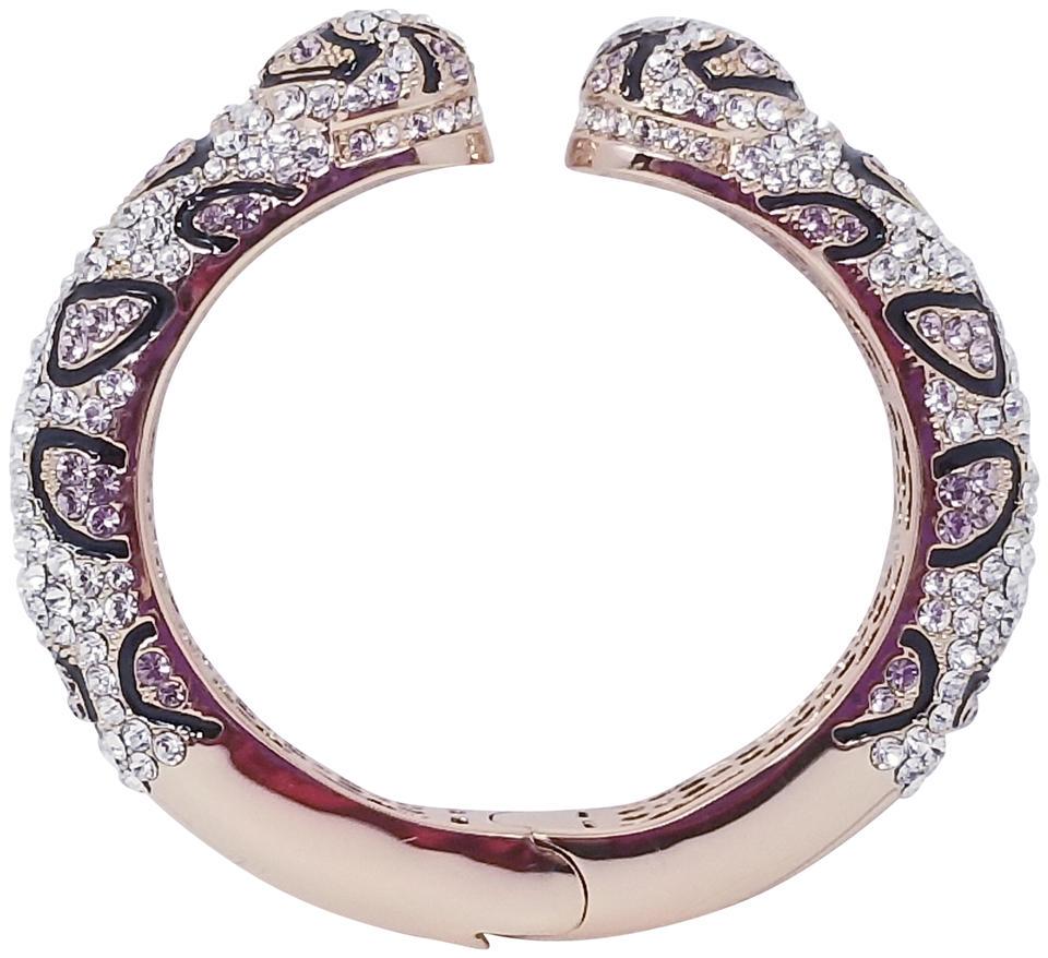 Retired Joan Boyce Swarovski Crystal Leopard Hearts (1 of 9)