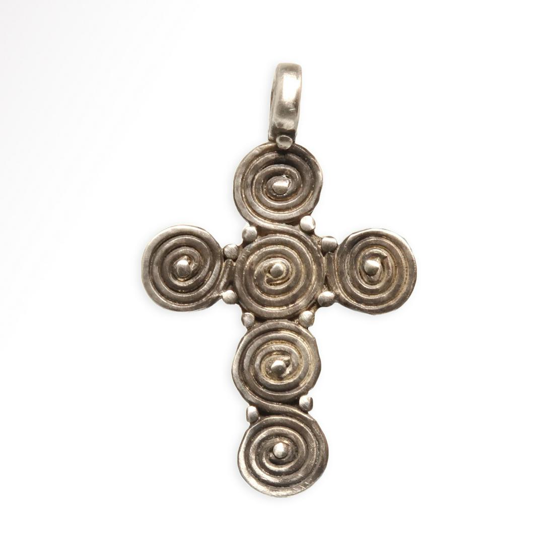 Viking Silver Cross, c. 10th-11th Century A.D. (1 of 6)