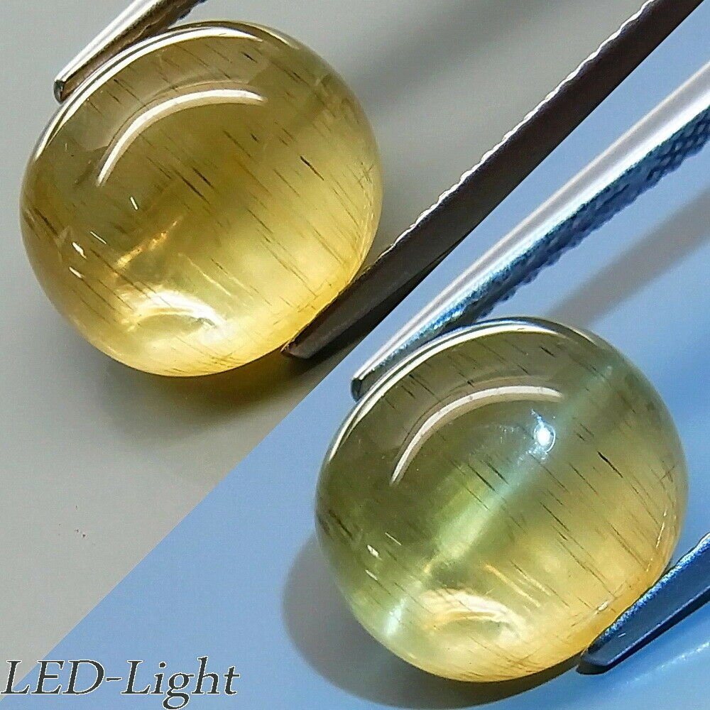 ULTRA RARE!!! Natural Yellow Apatite Cat's Eye 6,04 ct: Title: ULTRA RARE!!! Natural Yellow Apatite Cat's Eye 6,04 ct Color/Clarity: yellow transparent Gemstones: ULTRA RARE!!! Natural Yellow Apatite Cat's Eye 6,04 ct Carat Weights: 6,04 ct Size/Dimensions