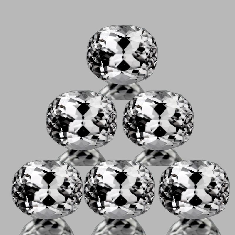 5.5x4.5 mm 7 pcs {4.22 cts} Oval Brilliant AAA Luster (1 of 1)