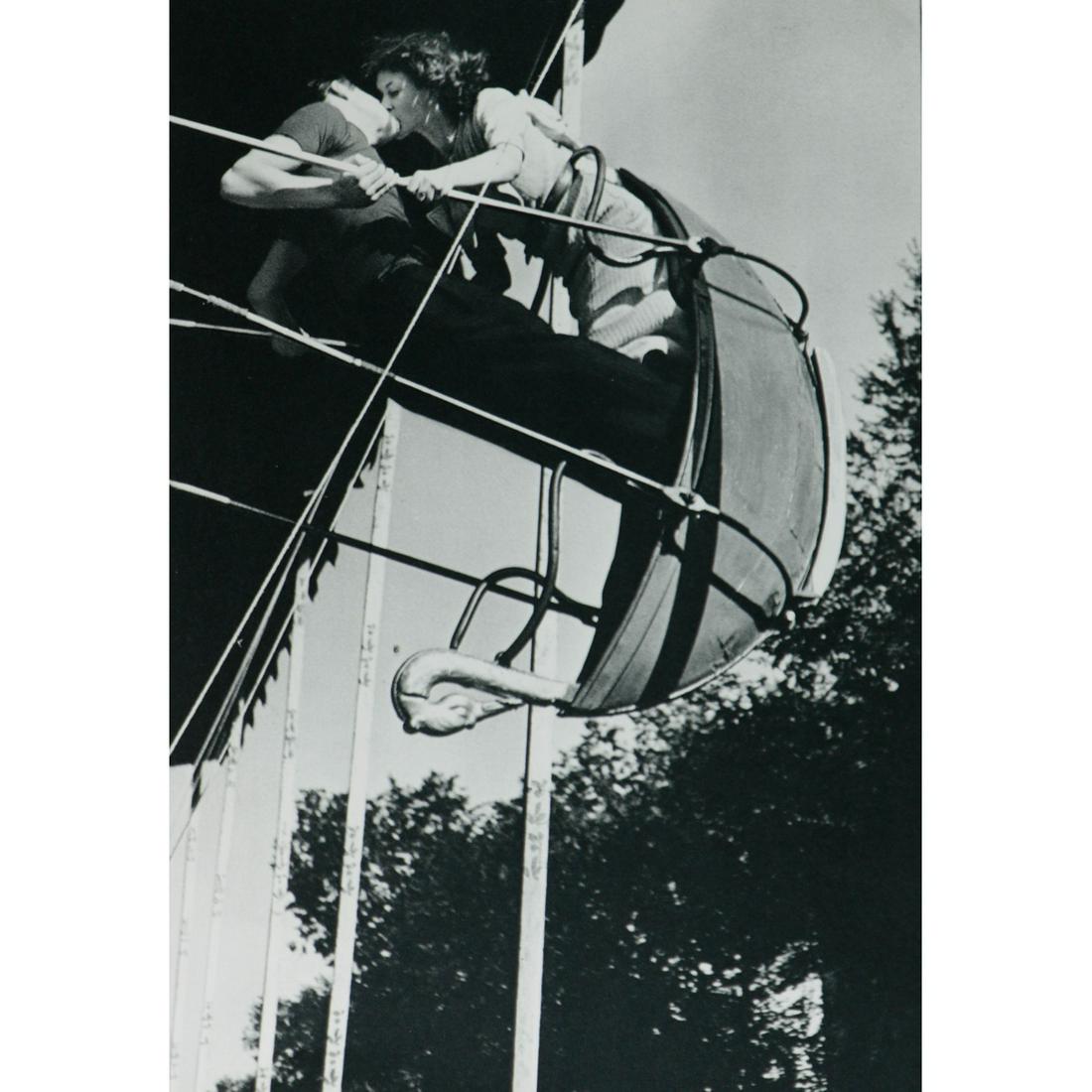 BRASSAI - La balançoire, 1947: Artist: BRASSAI Print Title: La balançoire, 1947 Medium: Sheet-fed Gravure Printing Date: 1960's Printed in Switzerland Image size approx. 11 x 7.5 inches Brassai, pseudonym of Gyula Halász, (1899-1