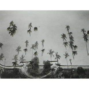 MARILYN BRIDGES - Palms Miami Beach, Fl. 1983: No Reserve! Artist: MARILYN BRIDGES Print Title: Palms Miami Beach, Fl. 1983 Medium: Duotone engraving Printing Date: 1980's Printed in France Image Size: 5.25 x 7 inches Marilyn Christine Bridges (b.