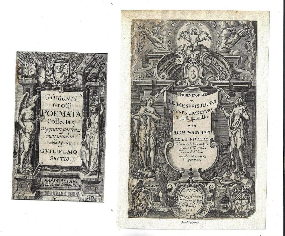 1625 Engraved Title Leaf Audran with Another (1 of 1)